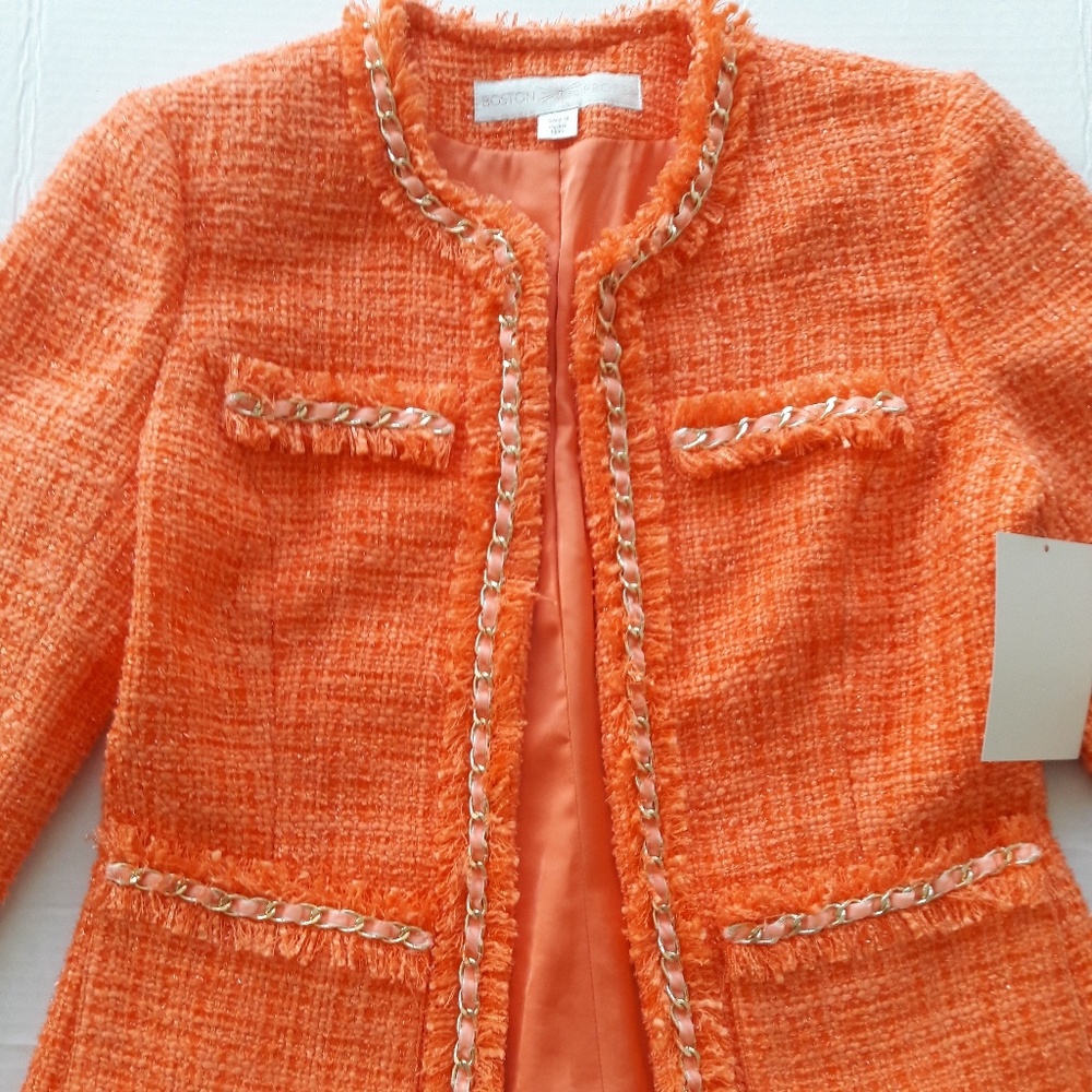 Boston Proper tweed blazer